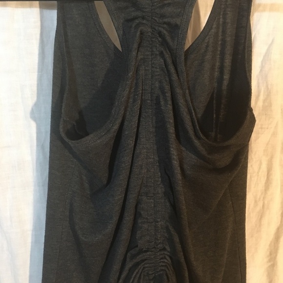 Like A Girl Tank Ruching Detail Workout Yoga - Picture 2 of 8